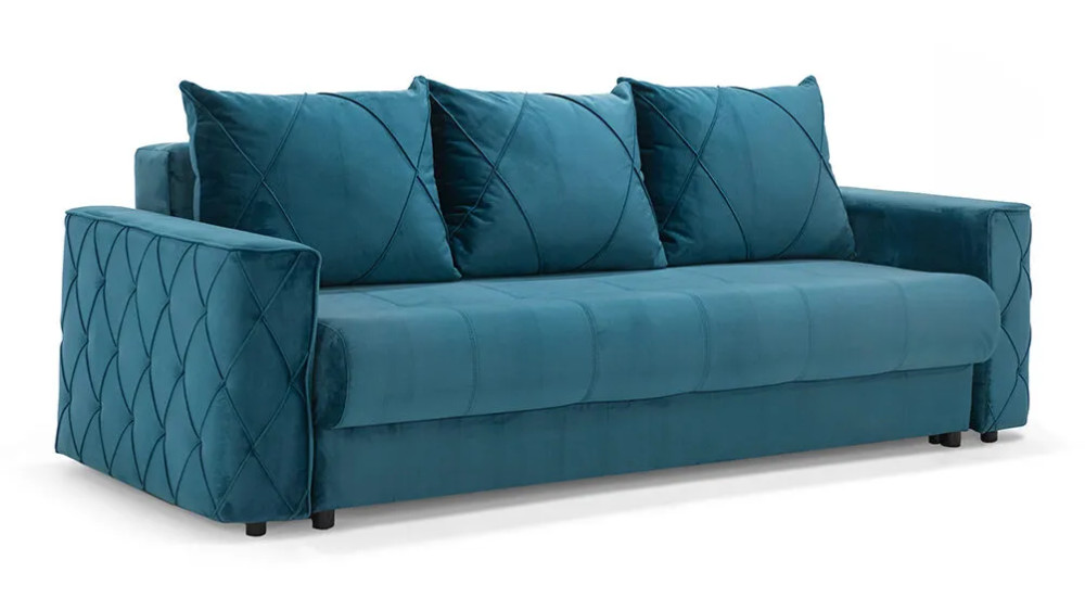 Sivi trosed Domino i bijela dekoracija